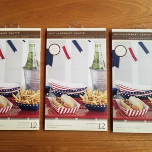 NEW 3 - 12 packs of Martha Stewart Food Boats